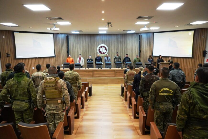 Ocorreu a Aula inaugural do Curso de Unidades Especializadas de Fronteira é realizada em Porto Velho.