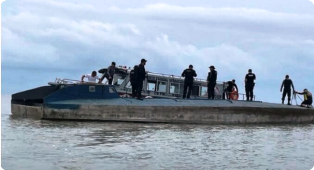FAB, PF e Marinha apreendem semissubmersível do tráfico internacional.