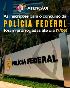 Inscrições para concurso da Polícia Federal terminam hoje!