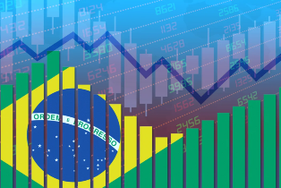 Economia brasileira recuou mais 0,3% em Outubro.