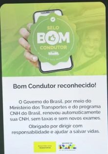 Renovação automática de CNH beneficia cerca de 300 mil condutores na primeira semana.