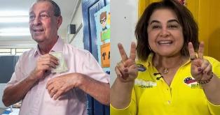 Eleitores do Amazonas vão escolher entre Aziz e Maria do Carmo dia 25 de Outubro.