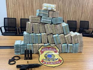 Polícia Federal apreendeu R$ 2,8 milhões no Primeiro Turno das eleições.